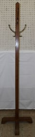 Antique Tiger Oak Hat Stand