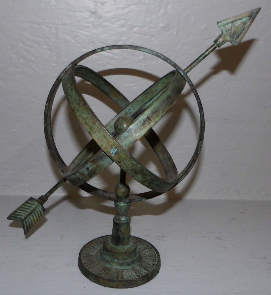 Bronze Finish Armillary Sphere Sundial (1 of 3)