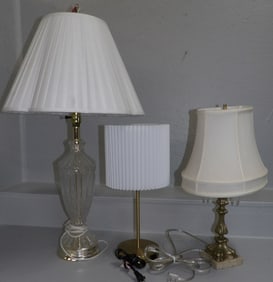Three Decorative Lamps