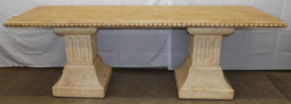 Large Painted Resin Three Piece Console (1 of 4)