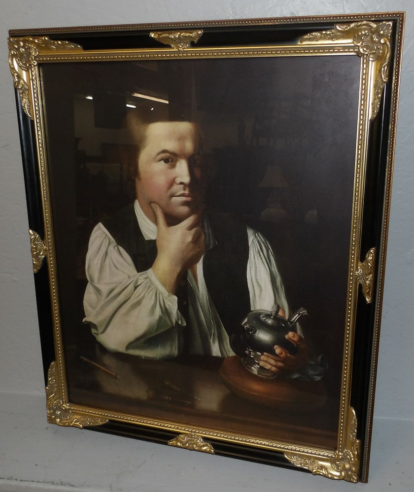 Framed Portrait Print of Paul Revere (1 of 3)