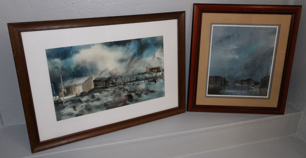 Framed Print & Framed Watercolor Artist Signed (1 of 6)