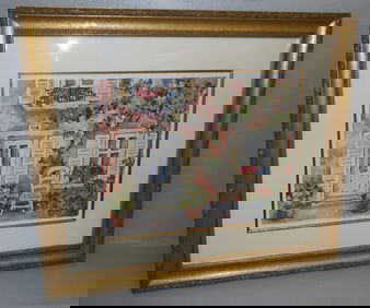 Framed Print Pencil Signed