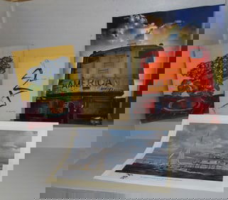 Lot Unframed Art Work