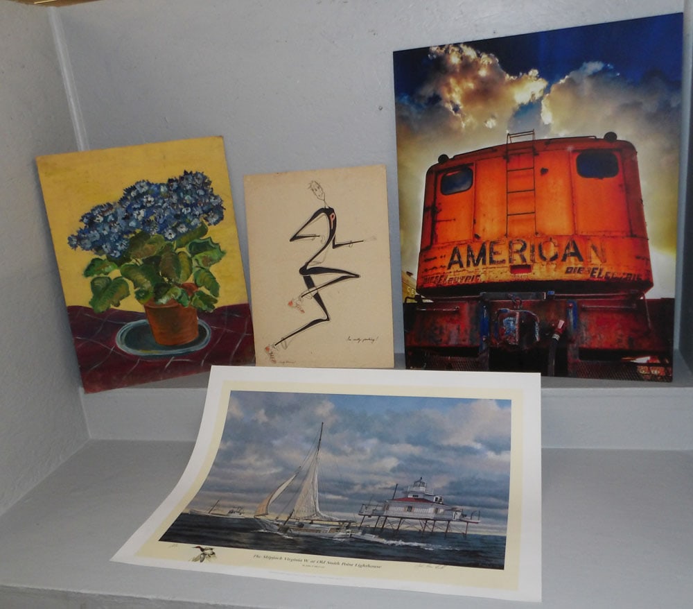 Lot Unframed Art Work: Lot Unframed Art Work. Up to 33 1/4" x 24 1/4" ALL DESCRIPTIONS AND ANY CONDITION STATEMENT GIVEN BY LANGSTON AUCTION GALLERY ARE STRICTLY OPINIONS AND LANGSTON'S SHALL HAVE NO RESPONSIBILITY FOR ERRO
