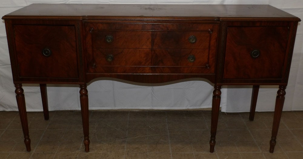 Antique Walnut Side Board By The White Furniture Company (1 of 11)