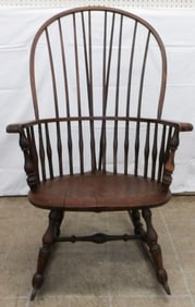 Antique Walnut Windsor Rocker