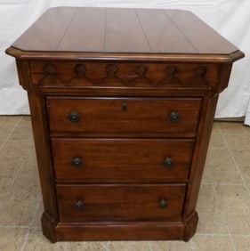 Cherry Three Drawer Stand By Hekman