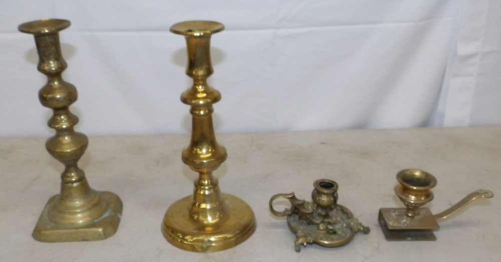 Lot Brass Candlesticks (1 of 5)