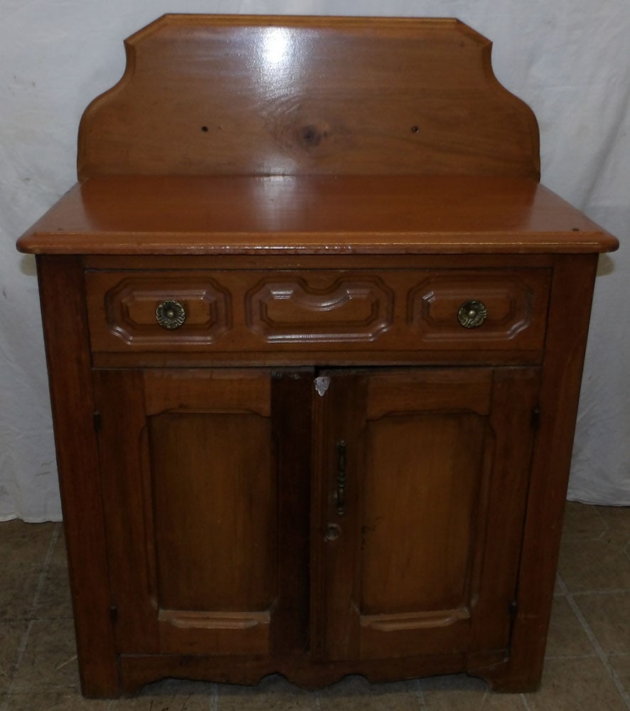 Antique Walnut Wash Stand (1 of 4)