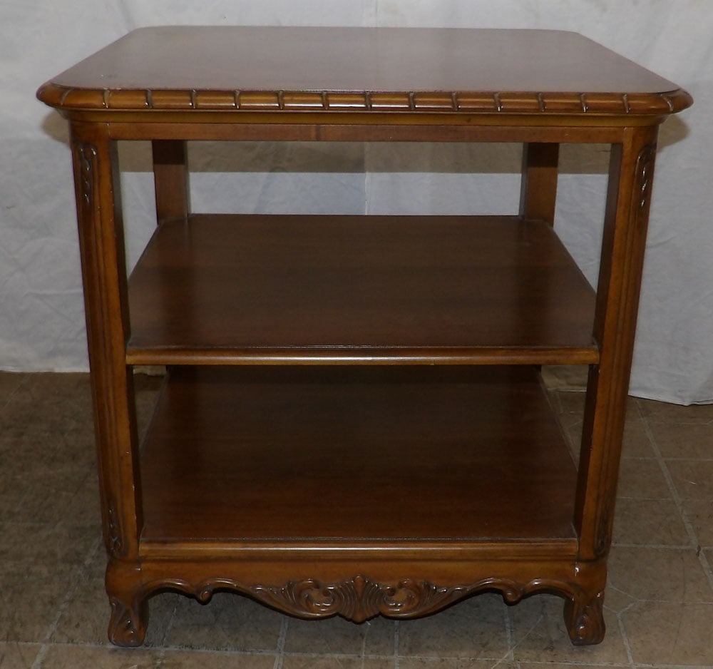Cherry Three Tier Dumbwaiter (1 of 5)