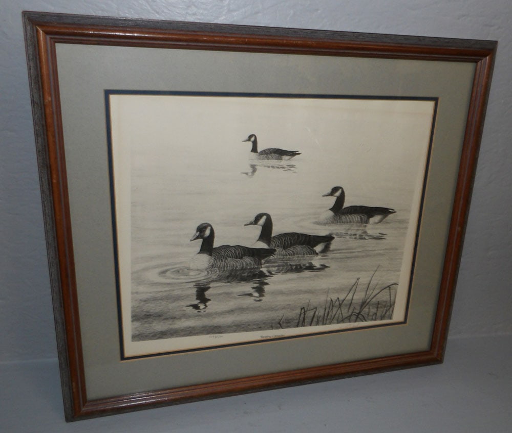 Framed Geese Print Signed & Numbered (1 of 5)
