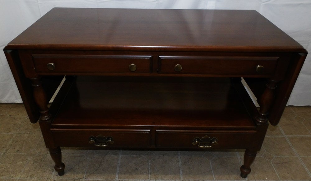 Cherry Drop Leaf Server By Willett (1 of 8)