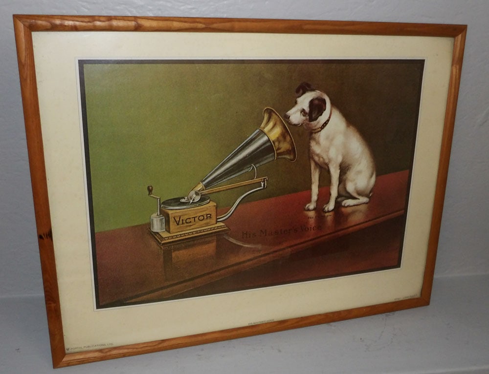 Framed Advertising Print: Framed Advertising Print. 19 1/4" x 25 1/4" ALL DESCRIPTIONS AND ANY CONDITION STATEMENT GIVEN BY LANGSTON AUCTION GALLERY ARE STRICTLY OPINIONS AND LANGSTON'S SHALL HAVE NO RESPONSIBILITY FOR ERRORS 