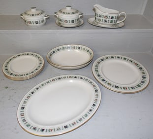 Lot of Royal Doulton Porcelain Dinnerware, "Tapestry"