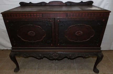 Antique Walnut Server