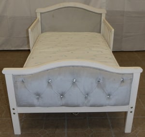 Painted Child's Wood Bed