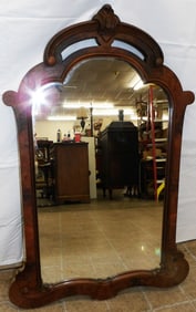 Antique Walnut Framed Mirror