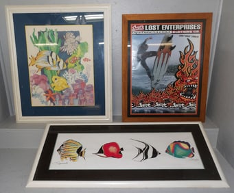 Three Framed Prints