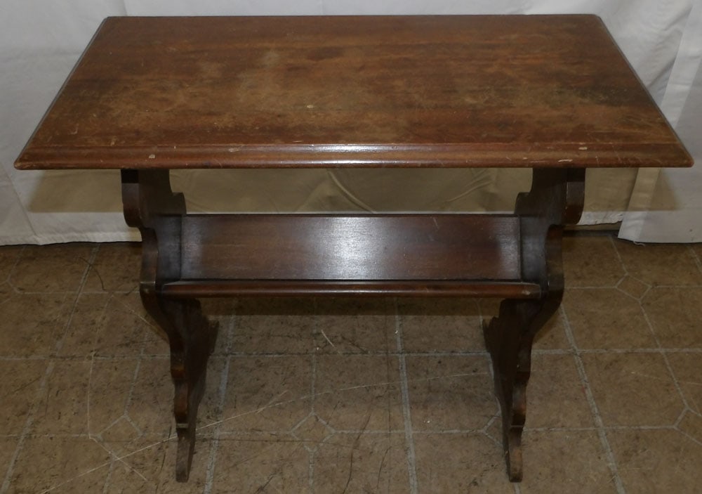 Antique Walnut Stand (1 of 5)