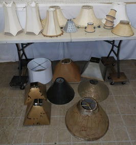Lot of Lamp Shades
