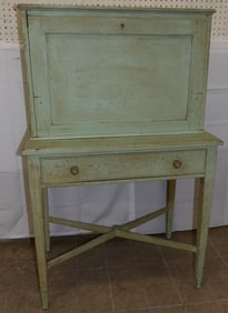 Antique Painted Drop Front Desk