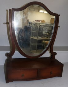 Mahogany Shaving Mirror