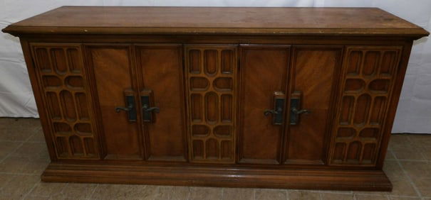 Mid Century Modern Walnut Credenza