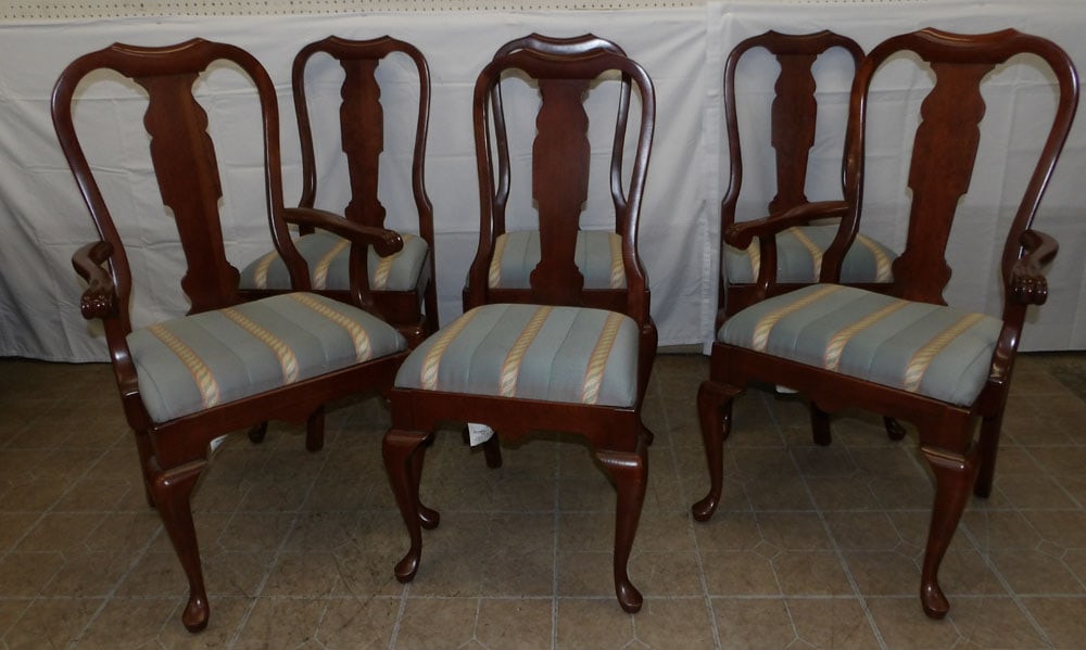 Set of Six Cherry Dining Chairs by Pennsylvania House (1 of 6)