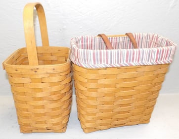 Two Longaberger Baskets