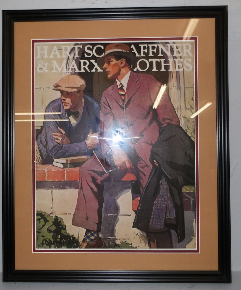 Framed Print: Framed Print. 33 3/4" x 28 1/4" ALL DESCRIPTIONS AND ANY CONDITION STATEMENT GIVEN BY LANGSTON AUCTION GALLERY ARE STRICTLY OPINIONS AND LANGSTON'S SHALL HAVE NO RESPONSIBILITY FOR ERRORS OR OMISSIONS
