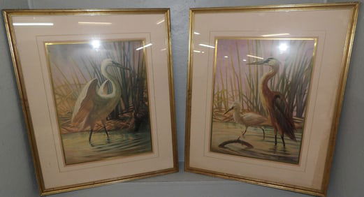 Two Framed Herring Prints