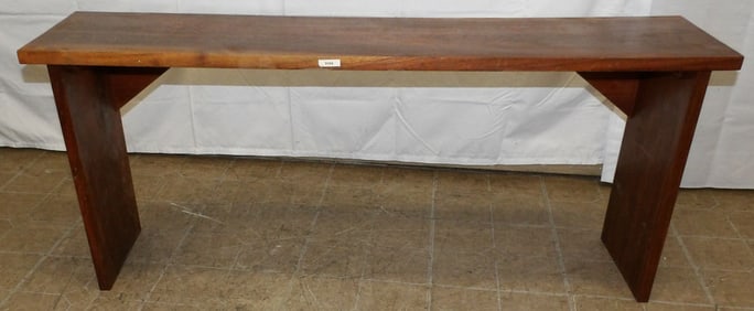 Bench Made Walnut Bucket Bench
