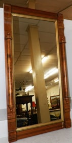 Antique Walnut Victorian Framed Mirror