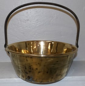 Antique Polished Brass Jelly Bucket