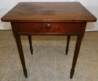 Antique Pine One Drawer Stand
