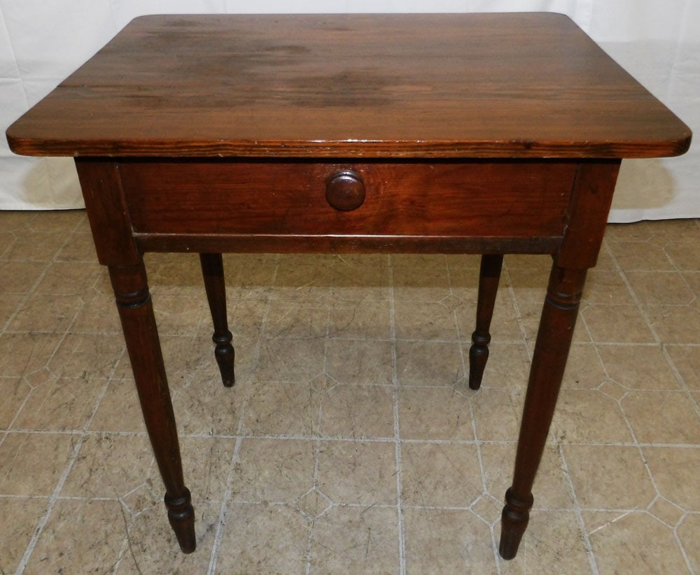 Antique Pine One Drawer Stand (1 of 6)