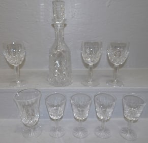 Lot Nine Waterford Crystal Items