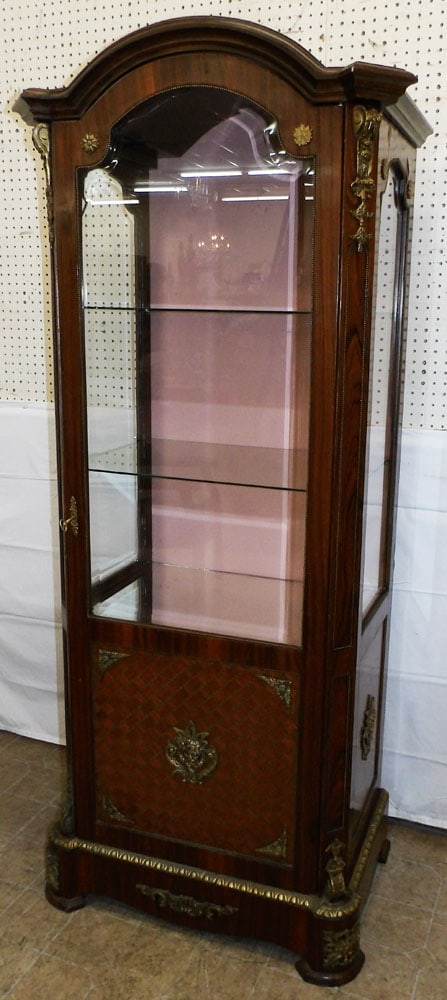 Rosewood Parquetry Cabinet With Bronze Ormolu (1 of 11)