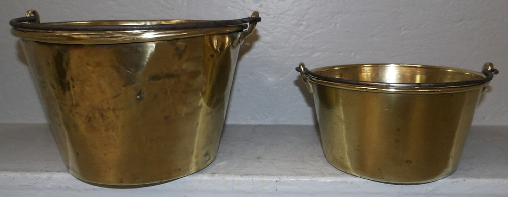 Two Antique Brass Jelly Bucket (1 of 5)