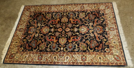 4' 4" X 5' 4 "Hand Made Oriental Rug