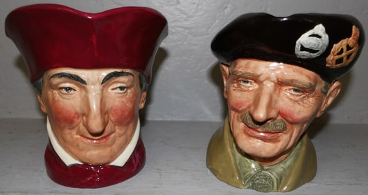 Two Royal Doulton Toby Mugs