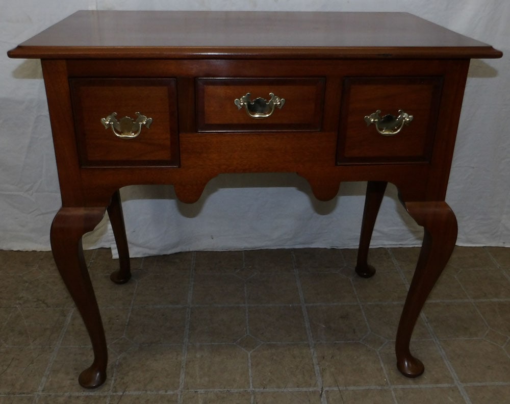 Walnut Bench Made Queen Anne Low Boy (1 of 9)