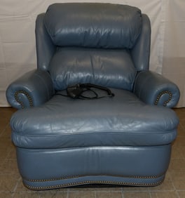 Leather Recliner By Hancock & Moore