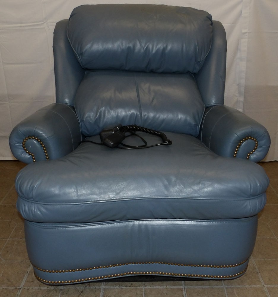 Leather Recliner By Hancock & Moore (1 of 5)