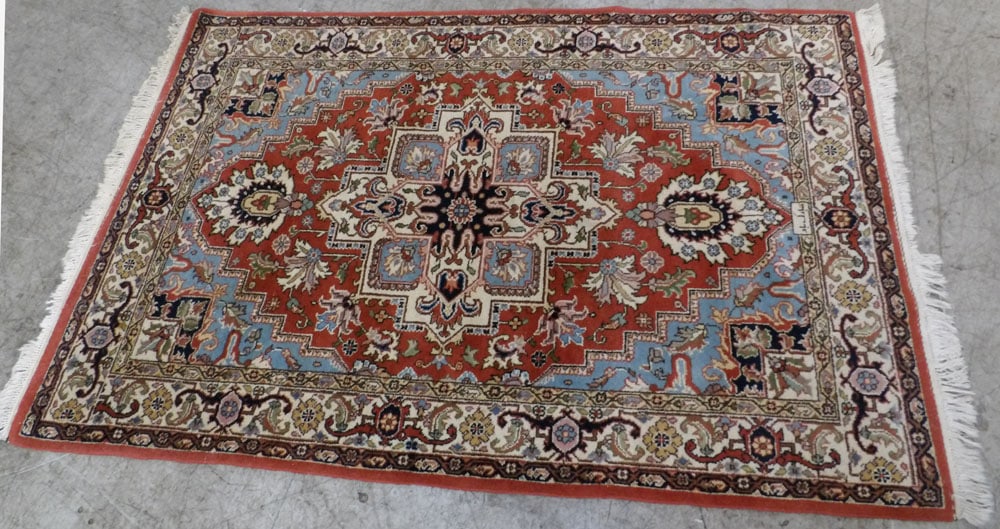 4' 3" X 6' 7" Hand Made Oriental Rug (1 of 6)