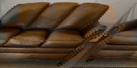Leather Sofa By Whittemore Sherrill Limited