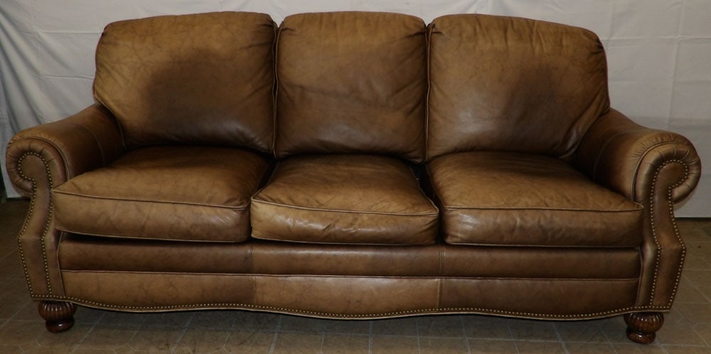 Leather Sofa By Whittemore Sherrill Limited (1 of 6)