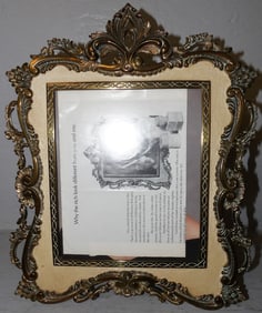 Vintage Brass Picture Frame
