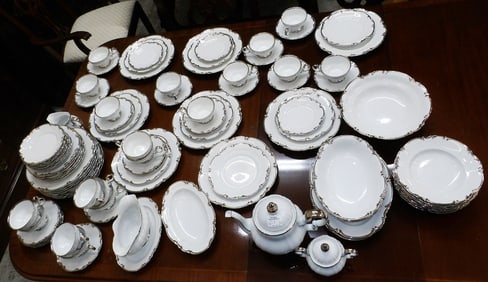 98 Pc Bavarian China " Silvia"